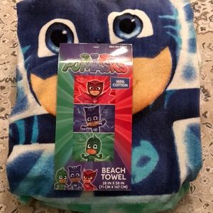 NWT PJ Masks Beach towel